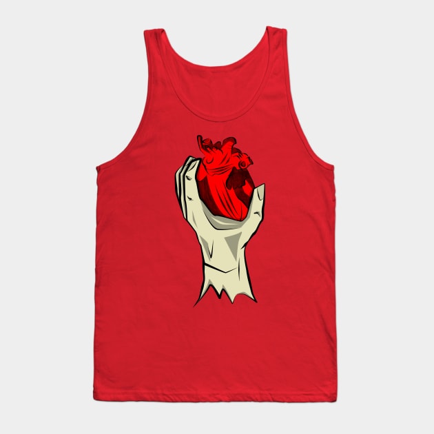 Your heart is in my hand Tank Top by Flush Gorden